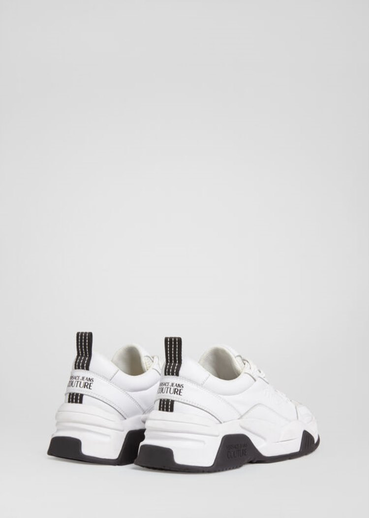 Versace Jeans Couture Logo Low Top Trainers αθλητικα Jeans Couture ασπρα | Z8J684Q