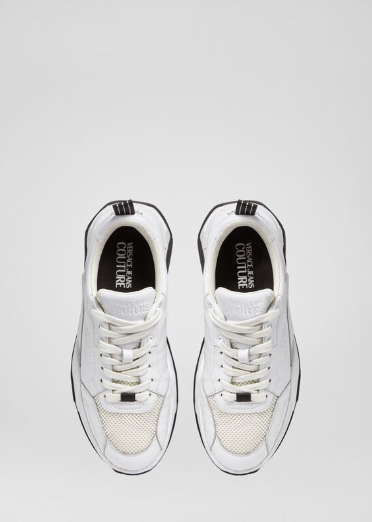 Versace Jeans Couture Logo Low Top Trainers αθλητικα Jeans Couture ασπρα | Z8J684Q