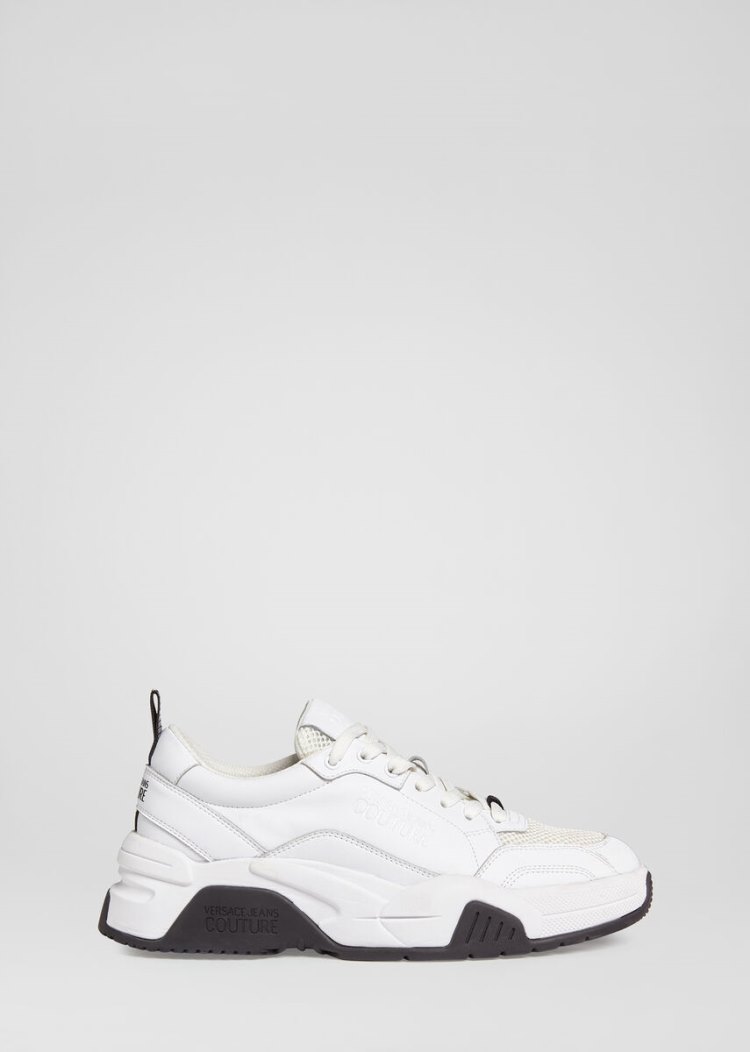 Versace Jeans Couture Logo Low Top Trainers αθλητικα Jeans Couture ασπρα | Z8J684Q