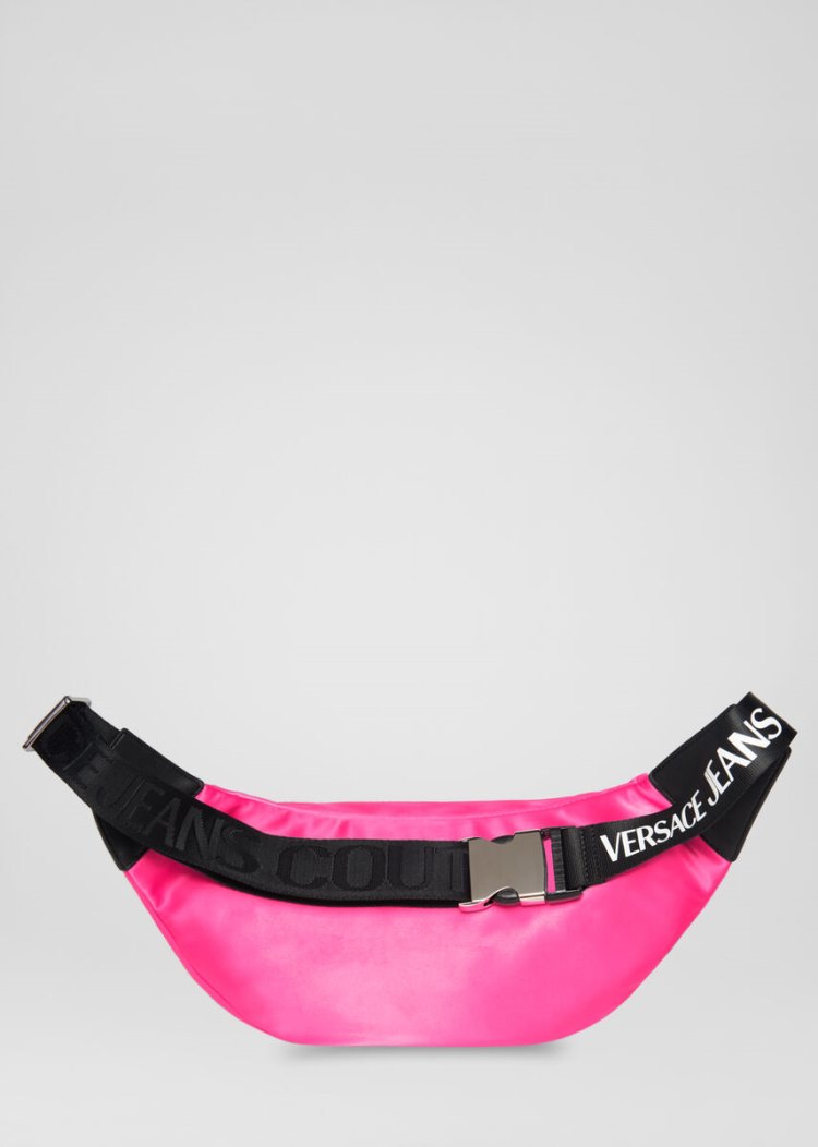 Versace Jeans Couture Logo Patch Belt Bag τσαντα Jeans Couture ροζ | D22WWJF