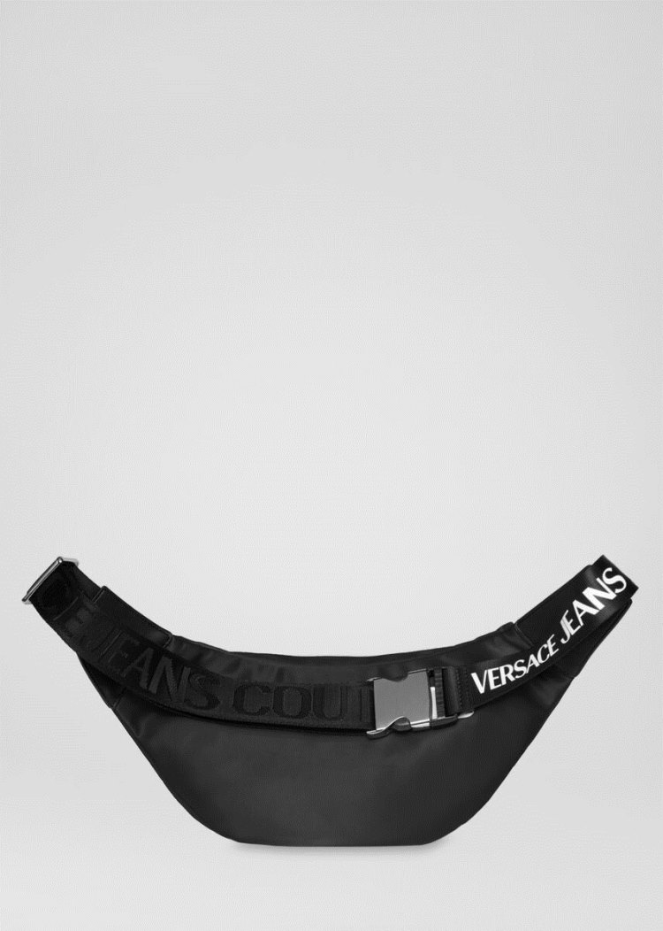Versace Jeans Couture Logo Patch Belt Bag τσαντα Jeans Couture μαυρα | LS0AYC3