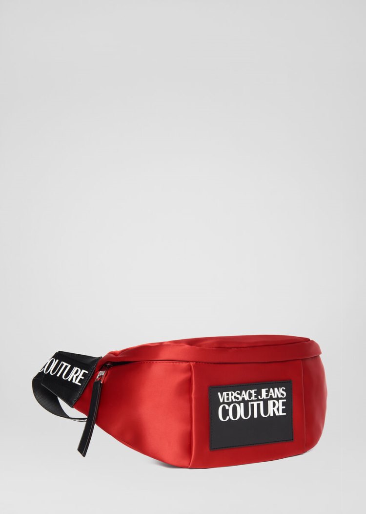 Versace Jeans Couture Logo Patch Belt Bag τσαντα Jeans Couture κοκκινα | XECY5VN