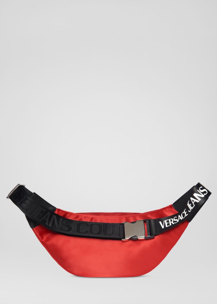 Versace Jeans Couture Logo Patch Belt Bag τσαντα Jeans Couture κοκκινα | XECY5VN