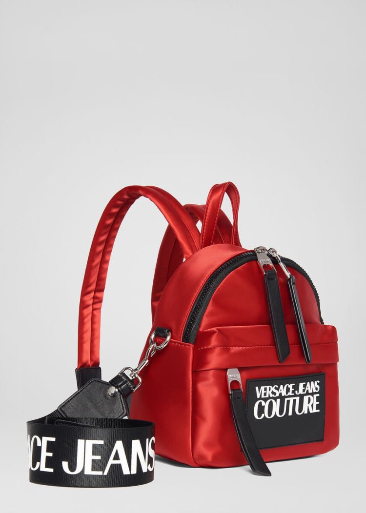 Versace Jeans Couture Logo Patch Mini Backpack σακιδια πλατησ Jeans Couture κοκκινα | 63O30K1