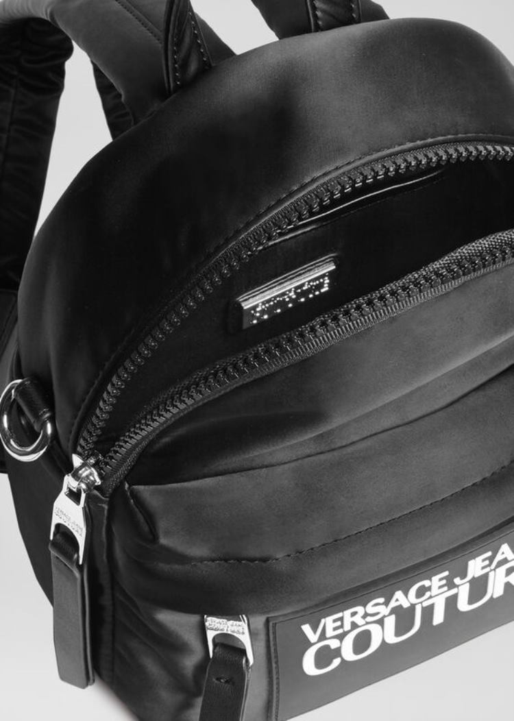 Versace Jeans Couture Logo Patch Mini Backpack σακιδια πλατησ Jeans Couture μαυρα | X2K1FPB