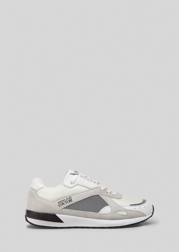 Versace Jeans Couture Logo Runner Trainers αθλητικα Jeans Couture ασπρα | I039CCV