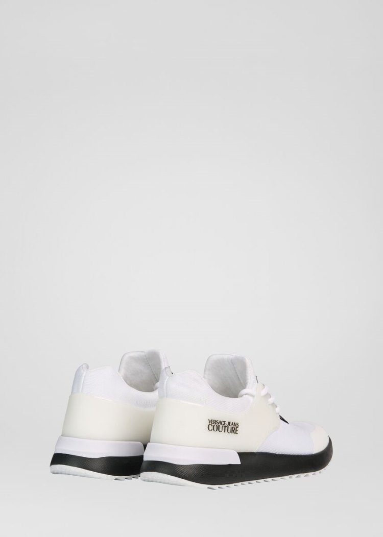 Versace Jeans Couture Logo Runner Trainers αθλητικα Jeans Couture ασπρα | OI1GQUX
