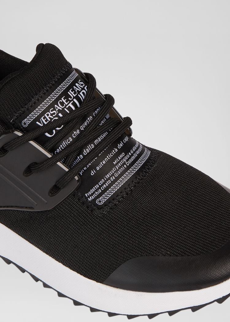 Versace Jeans Couture Logo Runner Trainers αθλητικα Jeans Couture μαυρα | TTPH28K