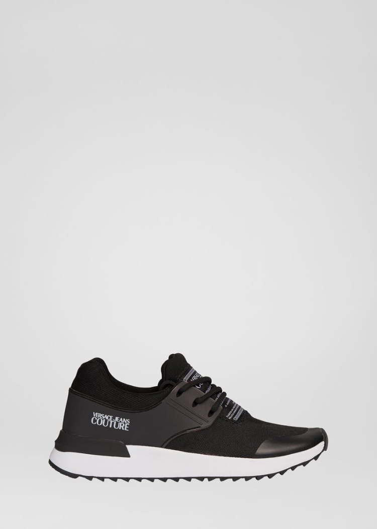 Versace Jeans Couture Logo Runner Trainers αθλητικα Jeans Couture μαυρα | TTPH28K