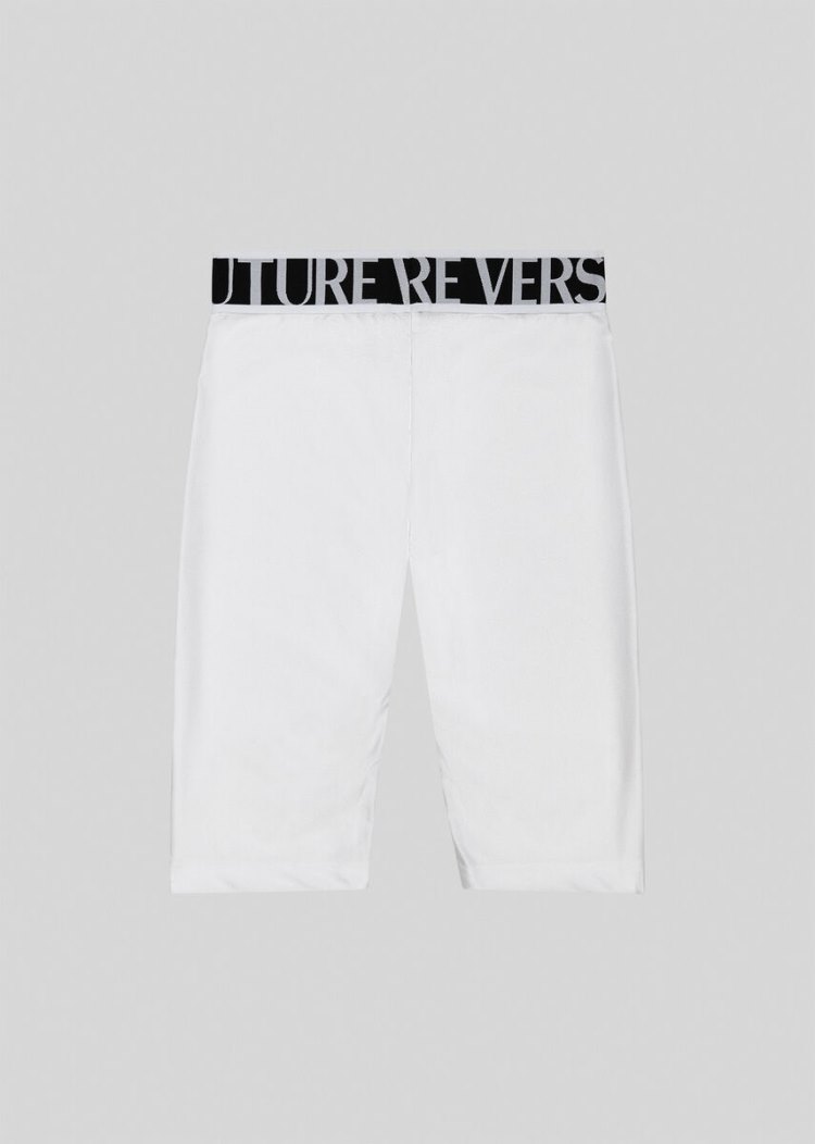 Versace Jeans Couture Logo Shorts σορτσ Jeans Couture ασπρα | 5OMX6PT