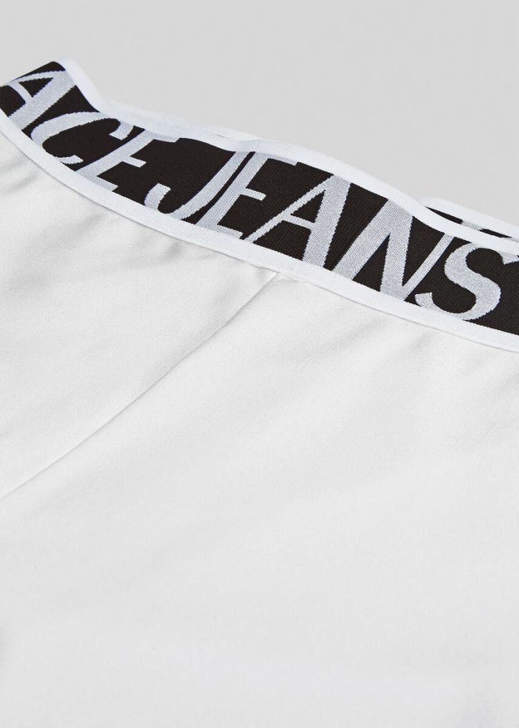 Versace Jeans Couture Logo Shorts σορτσ Jeans Couture ασπρα | 5OMX6PT
