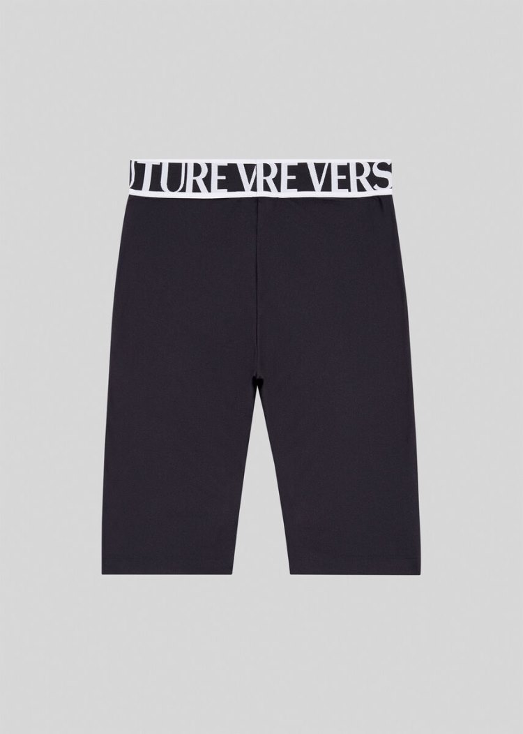 Versace Jeans Couture Logo Shorts σορτσ Jeans Couture μαυρα | BT0B2H7