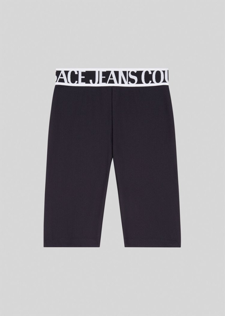 Versace Jeans Couture Logo Shorts σορτσ Jeans Couture μαυρα | BT0B2H7