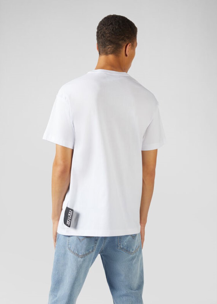 Versace Jeans Couture Logo T Shirt μπλουζακια Jeans Couture ασπρα | U2250AQ
