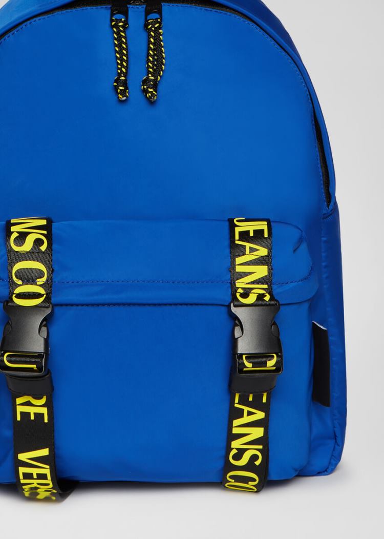 Versace Jeans Couture Logo Tape Backpack σακιδια πλατησ Jeans Couture μπλε | K4TDO75