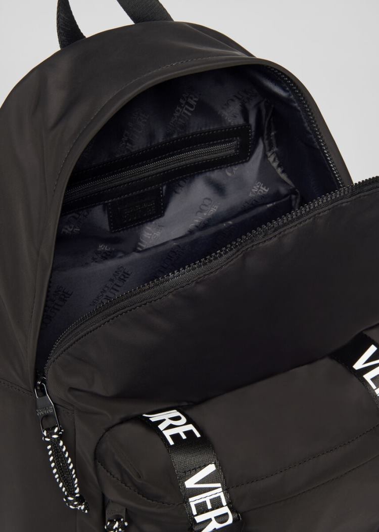 Versace Jeans Couture Logo Tape Backpack σακιδια πλατησ Jeans Couture μαυρα | Z60AS4T