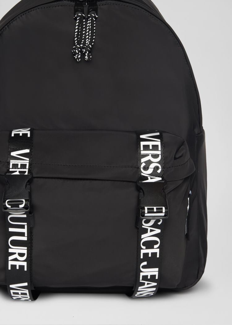 Versace Jeans Couture Logo Tape Backpack σακιδια πλατησ Jeans Couture μαυρα | Z60AS4T