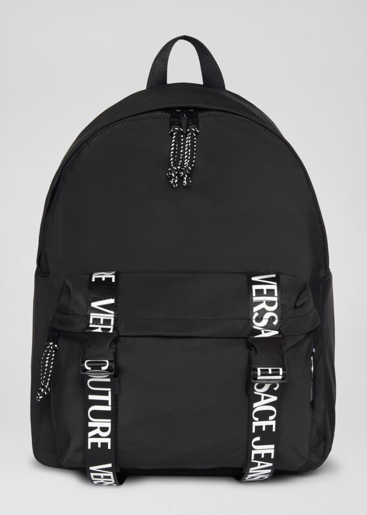 Versace Jeans Couture Logo Tape Backpack σακιδια πλατησ Jeans Couture μαυρα | Z60AS4T