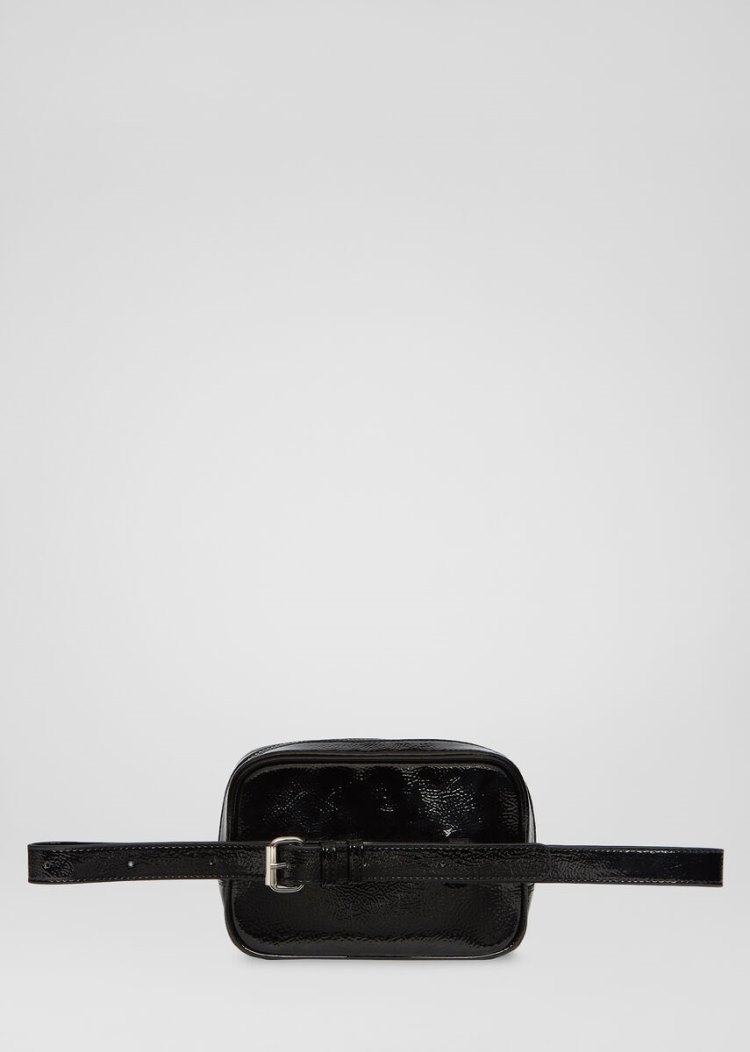 Versace Jeans Couture Logo Vinyl Belt Bag τσαντα Jeans Couture μαυρα | 4D9LG12