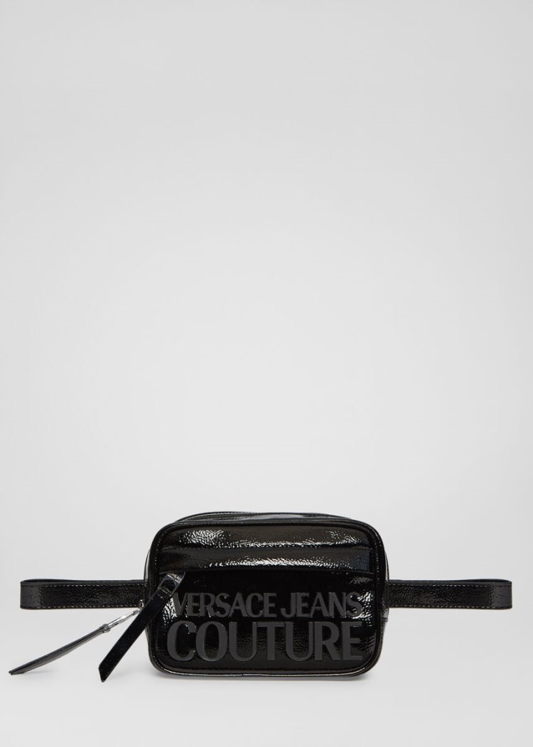 Versace Jeans Couture Logo Vinyl Belt Bag τσαντα Jeans Couture μαυρα | 4D9LG12