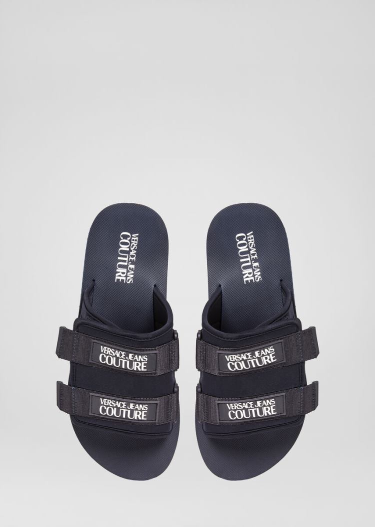 Versace Jeans Couture Logo λουρακια Sandals σανδαλια Jeans Couture μπλε | L98SQF8