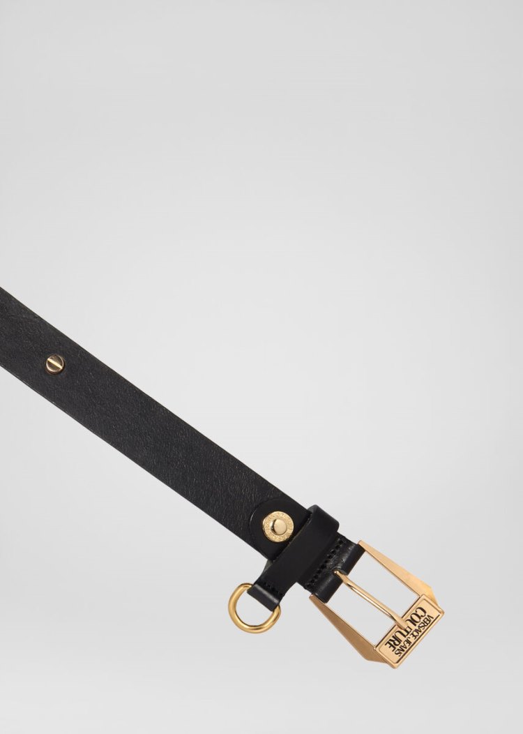 Versace Jeans Couture Logo πόρπης Belt ζωνη Jeans Couture μαυρα | 49CLV4P