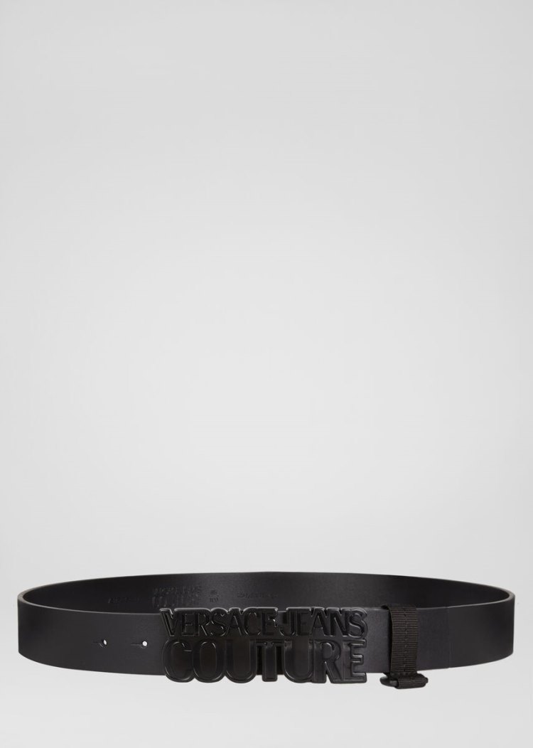 Versace Jeans Couture Logo πόρπης Belt ζωνη Jeans Couture μαυρα | XN10NCB