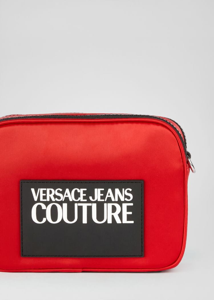 Versace Jeans Couture Macro Tag Camera Bag τσαντα Jeans Couture κοκκινα | PQP9SHE