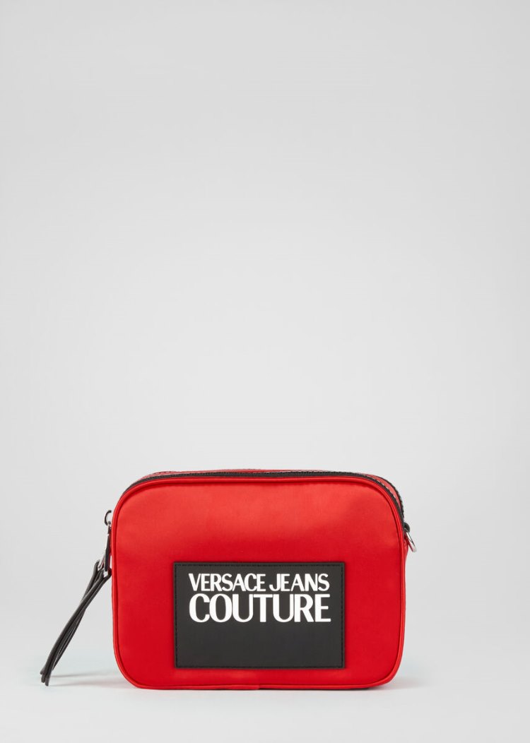 Versace Jeans Couture Macro Tag Camera Bag τσαντα Jeans Couture κοκκινα | PQP9SHE