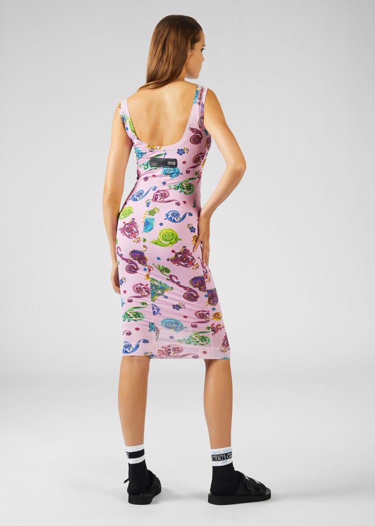 Versace Jeans Couture Multicolor Jewels Print φορεμα φορεμα Jeans Couture Πολύχρωμο | J2G2RIR