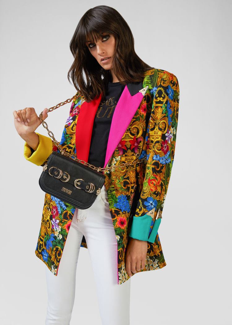 Versace Jeans Couture Multirings Cross Body Mini Bag τσαντα Jeans Couture μαυρα | GVQP3ZF