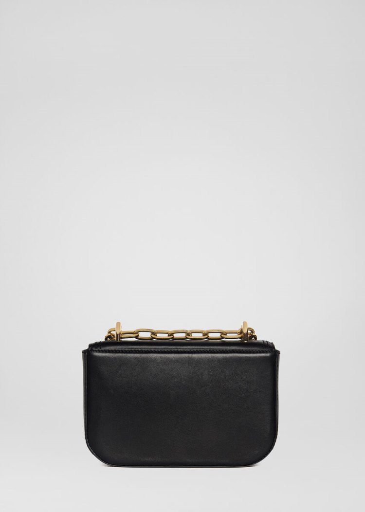 Versace Jeans Couture Multirings Cross Body Mini Bag τσαντα Jeans Couture μαυρα | GVQP3ZF