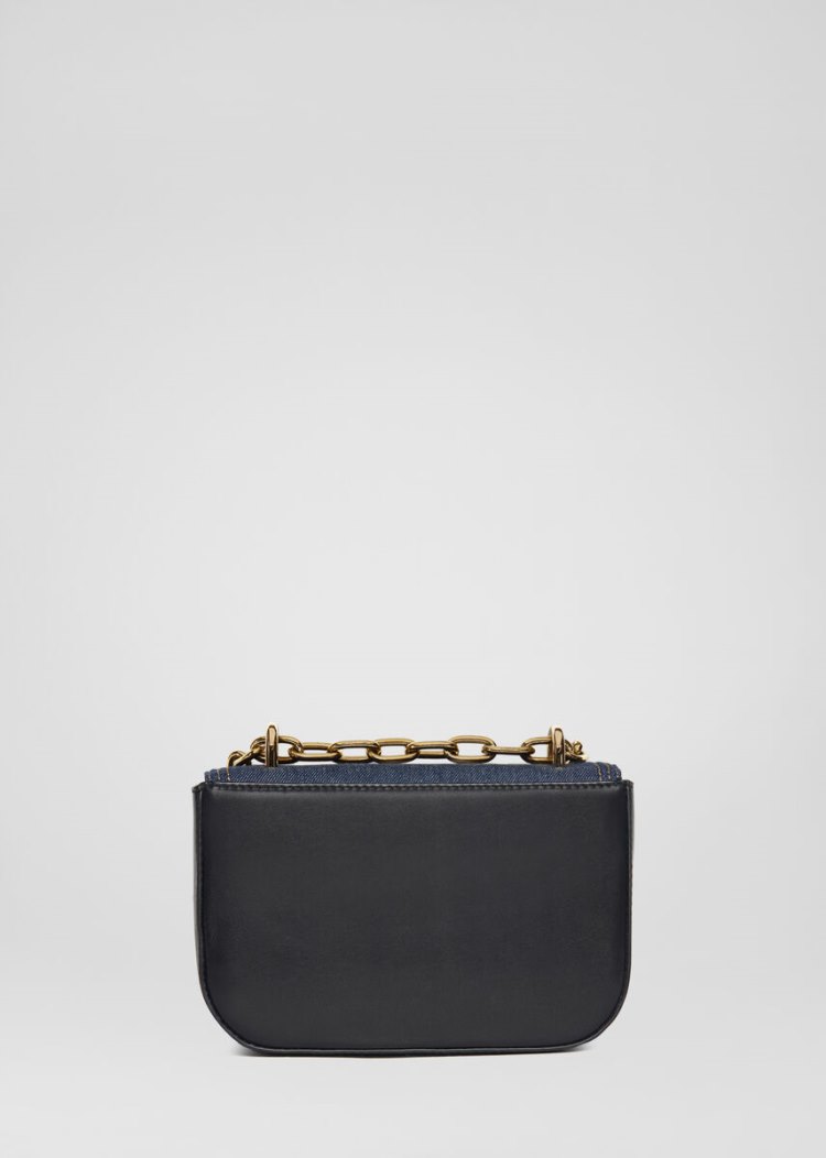 Versace Jeans Couture Multirings Denim Cross Body Mini Bag τσαντα Jeans Couture μπλε | 9CPL5SP