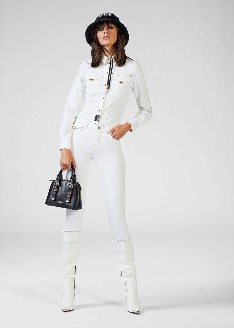 Versace Jeans Couture Multirings Handbag τσαντα Jeans Couture μαυρα | 04BGYO0