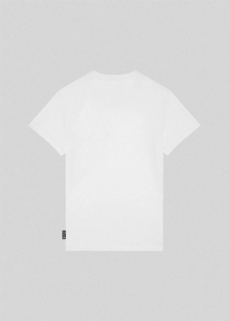 Versace Jeans Couture Rubber Logo T Shirt μπλουζακια Jeans Couture ασπρα | PRUYU7W