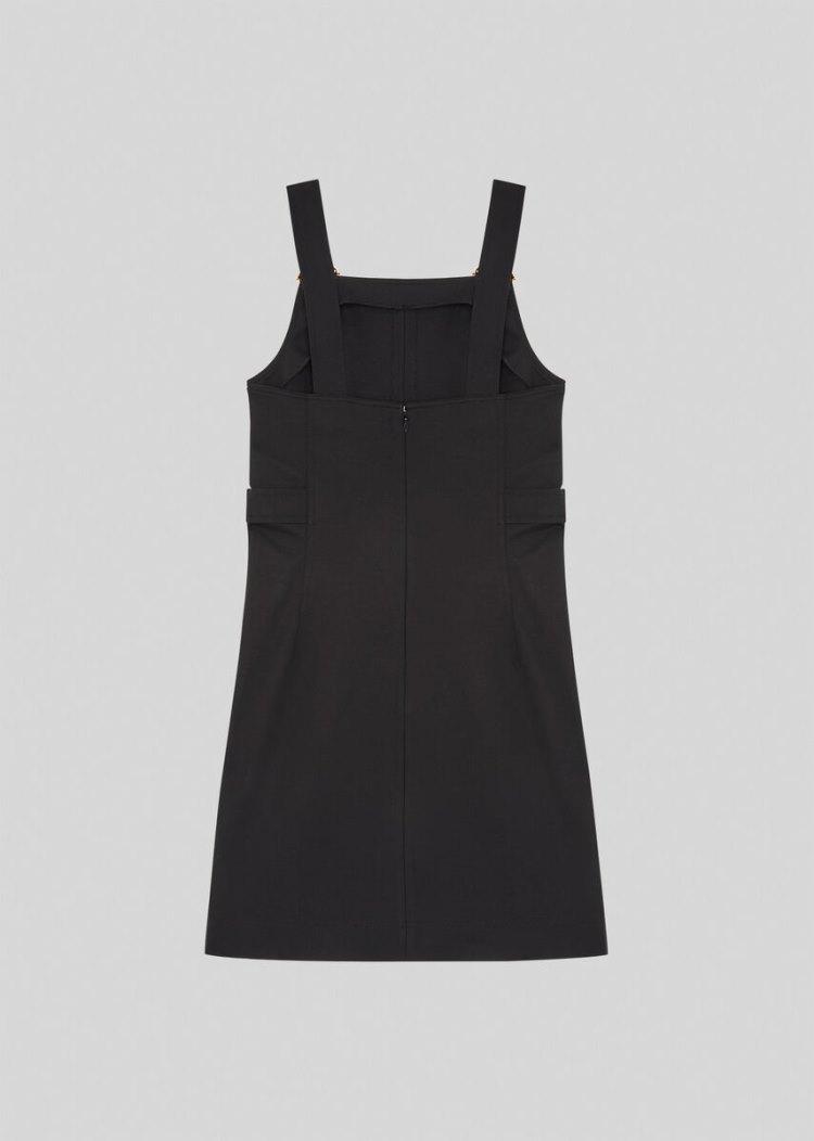 Versace Jeans Couture Salopette πόρπης Detail Mini φορεμα φορεμα Jeans Couture μαυρα | J99V5QO