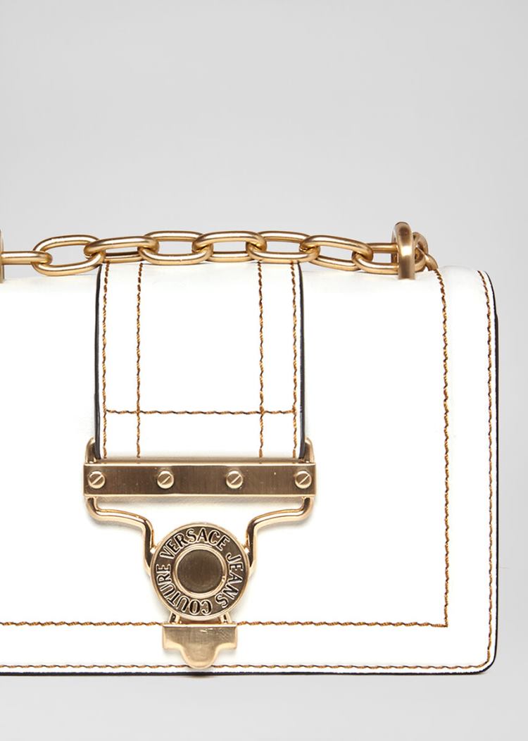 Versace Jeans Couture Salopette πόρπης Shoulder Bag τσαντα Jeans Couture ασπρα | 7VZ9YHF