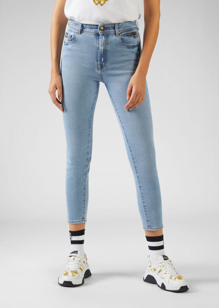Versace Jeans Couture Skinny Fit Jeans τζιν παντελονι Jeans Couture μπλε | MB0CMNU