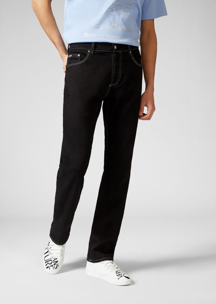 Versace Jeans Couture Slim Fit Jeans τζιν παντελονι Jeans Couture μαυρα | 8H9XV70
