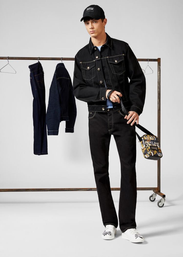 Versace Jeans Couture Slim Fit Jeans τζιν παντελονι Jeans Couture μαυρα | 8H9XV70