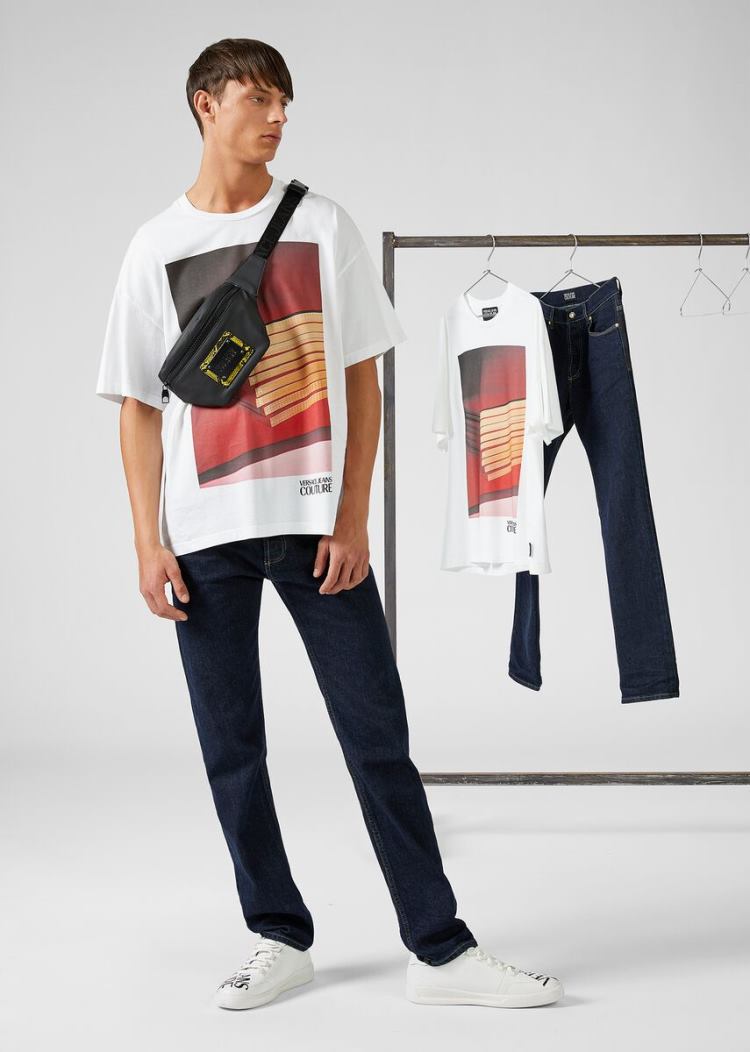 Versace Jeans Couture Slim Fit Jeans τζιν παντελονι Jeans Couture μπλε | FBVW1P9