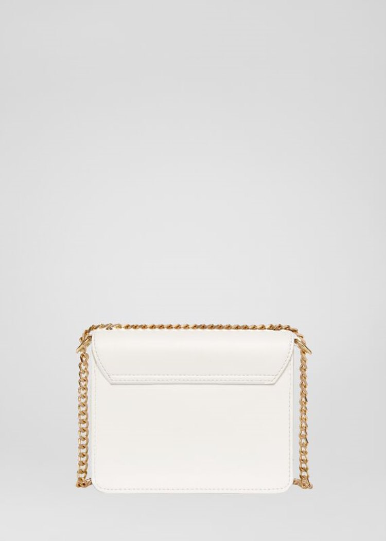Versace Jeans Couture Stud Revolution Cross-Body Mini Bag τσαντα Jeans Couture ασπρα | 8EVMFJ4