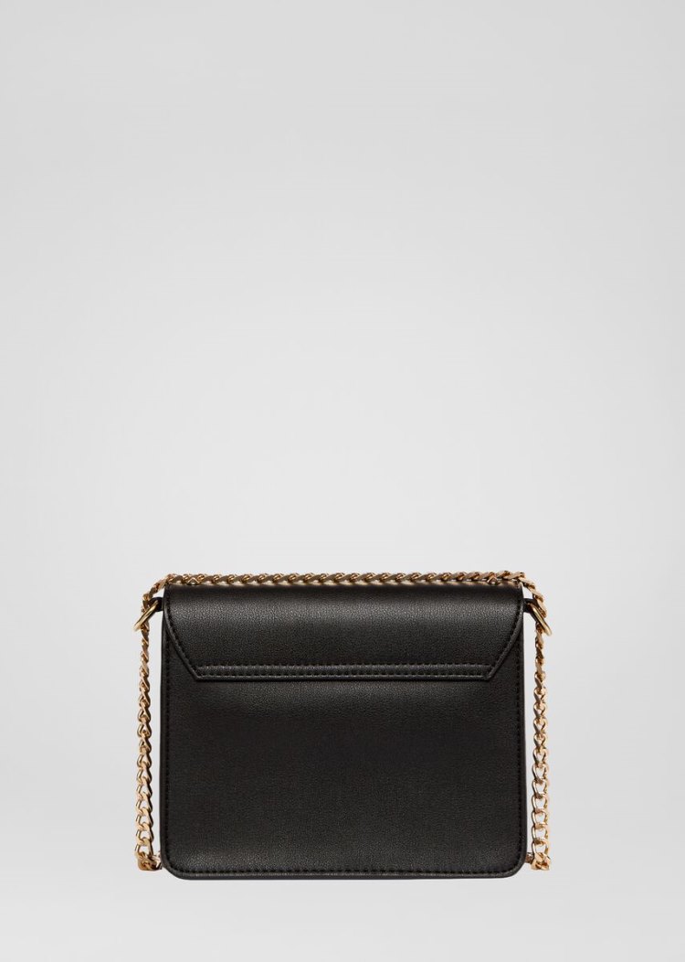 Versace Jeans Couture Stud Revolution Cross-Body Mini Bag τσαντα Jeans Couture μαυρα | P2LUFEV