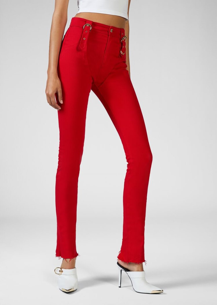 Versace Jeans Couture πόρπης Detail Jeans τζιν παντελονι Jeans Couture κοκκινα | IZPUHNL