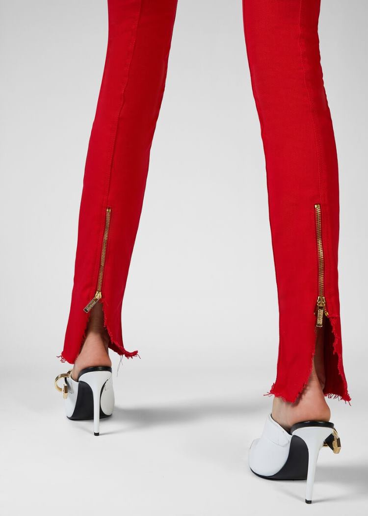 Versace Jeans Couture πόρπης Detail Jeans τζιν παντελονι Jeans Couture κοκκινα | IZPUHNL