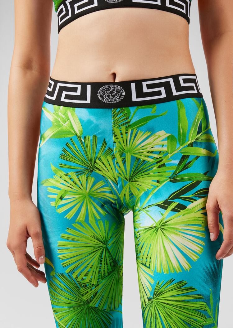 Versace Jungle Print Leggings κολαν γυναικεια Πολύχρωμο | 0DFP97E
