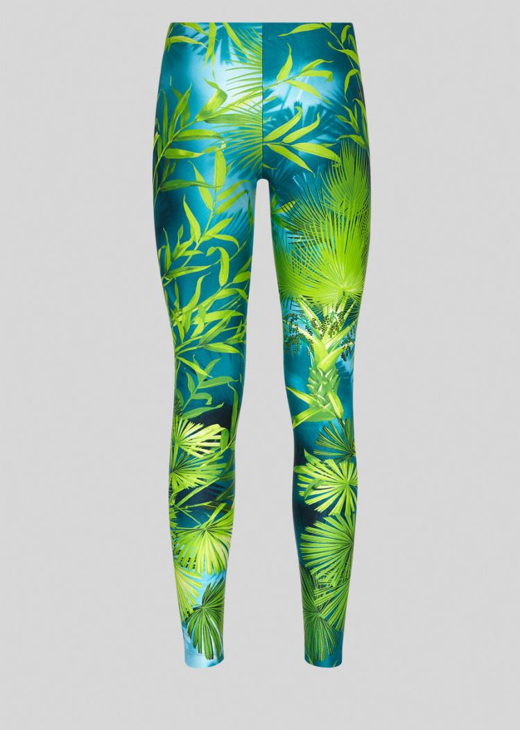 Versace Jungle Print Leggings κολαν γυναικεια Πολύχρωμο | Z9MBFDR