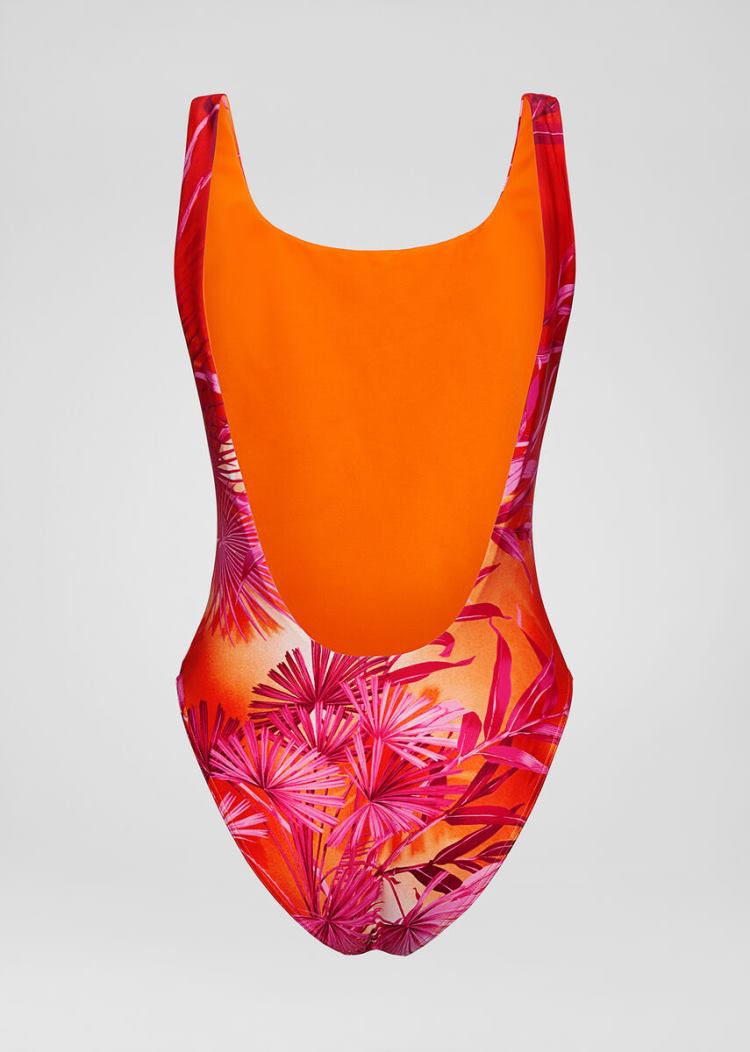 Versace Jungle Print One-Piece Swimsuit μαγιό γυναικεια Πολύχρωμο | 6YN8MG1