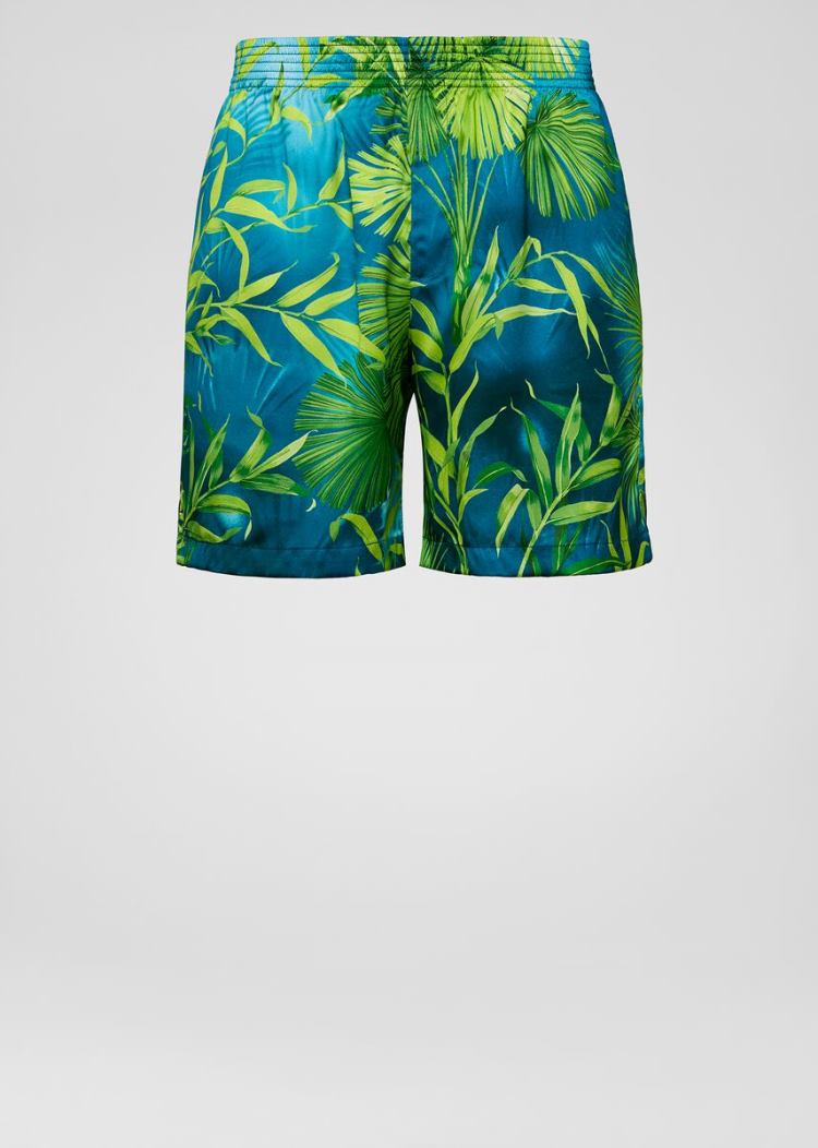 Versace Jungle Print Shorts σορτσ ανδρικα Πολύχρωμο | XC9KIM8