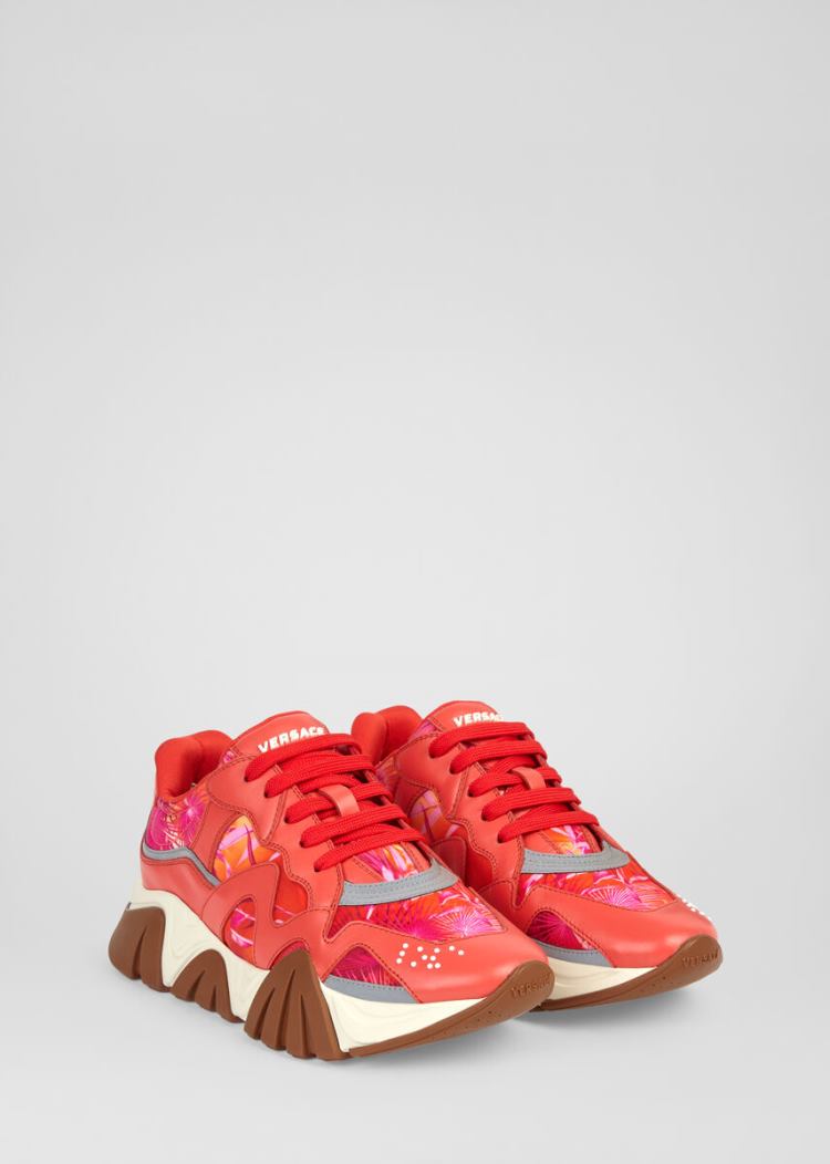 Versace Jungle Print Squalo Trainers αθλητικα γυναικεια Πολύχρωμο | 3Q997IS